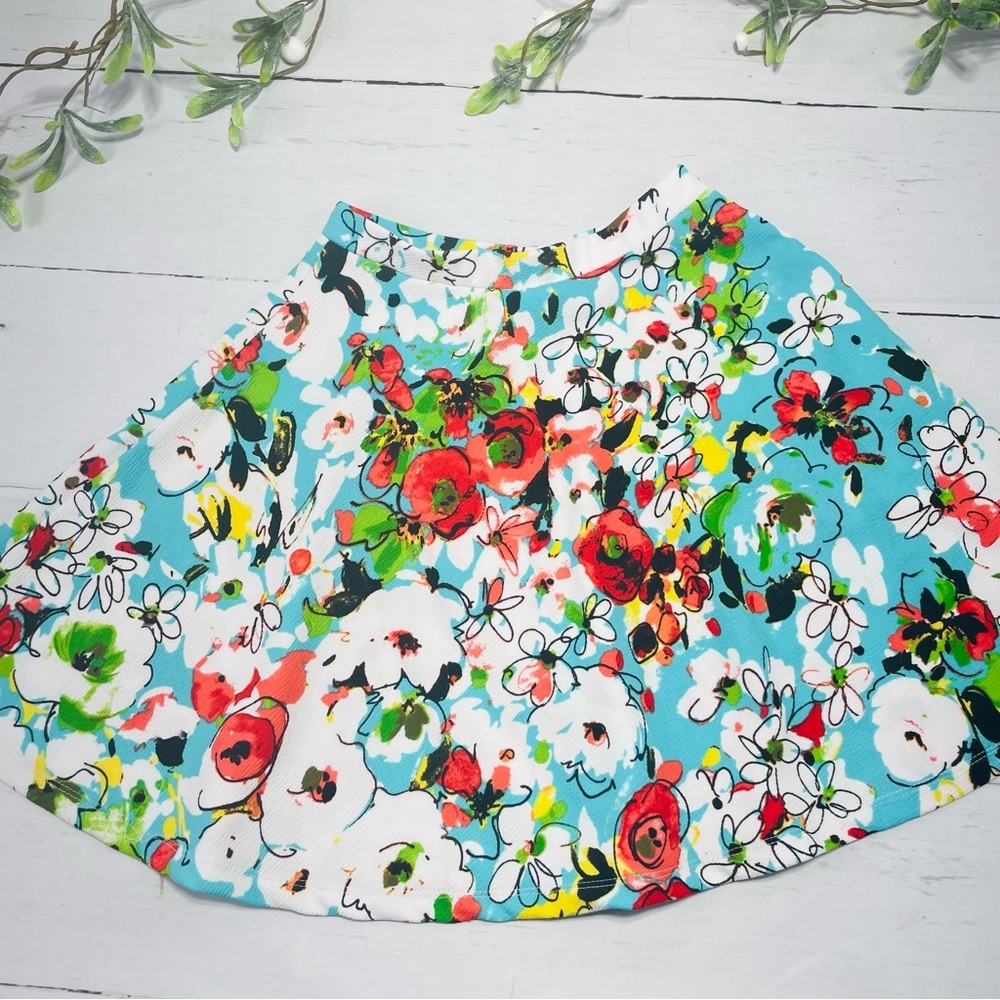 White Mark Floral Skirts (Sz S)
